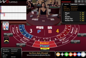 Baccarat en ligne de Casino Fiz