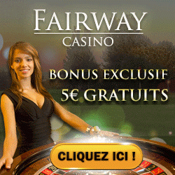 Bonus gratuit Fairway Casino