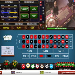 Roulette en ligne au Fitzwilliam Casino