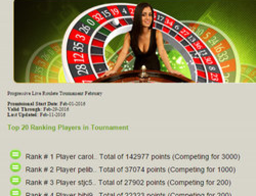 Tournoi de roulette en ligne sur Fairway Casino