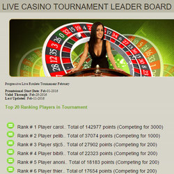 Tournoi de roulette en ligne sur Fairway Casino