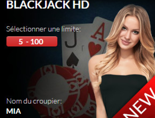 Live blackjack HD sur Fairway Casino