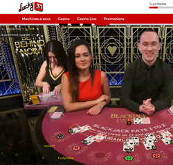 Lucky31 Casino fleuron des tables Evolution Gaming dont Blackjack Party