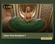 Blackjack Salon Privé pour joueurs VIP