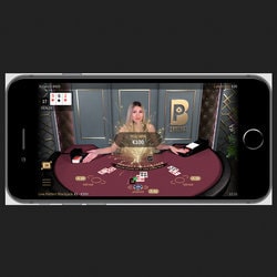 Table de jeu Perfect Blackjack de Netent Live