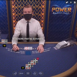 Power Blackjack, une des 3 meilleures blackjack live sur Dublinbet