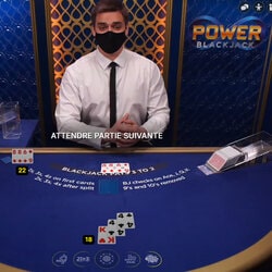 Savez vous que la table Power Blackjack est presente sur Cresus Casino?