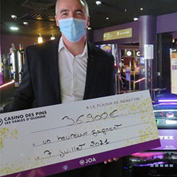 Un joueur gagne gros sur une roulette électronique du Casino JOA des Pins des Sables-d'Olonne