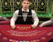 Blackjack Party, la table de black jack en live pour debutants