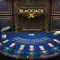 Jeux de Blackjack X de Pragmatic Play Live