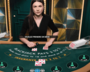 Blackjack Emerald avec croupier en direct