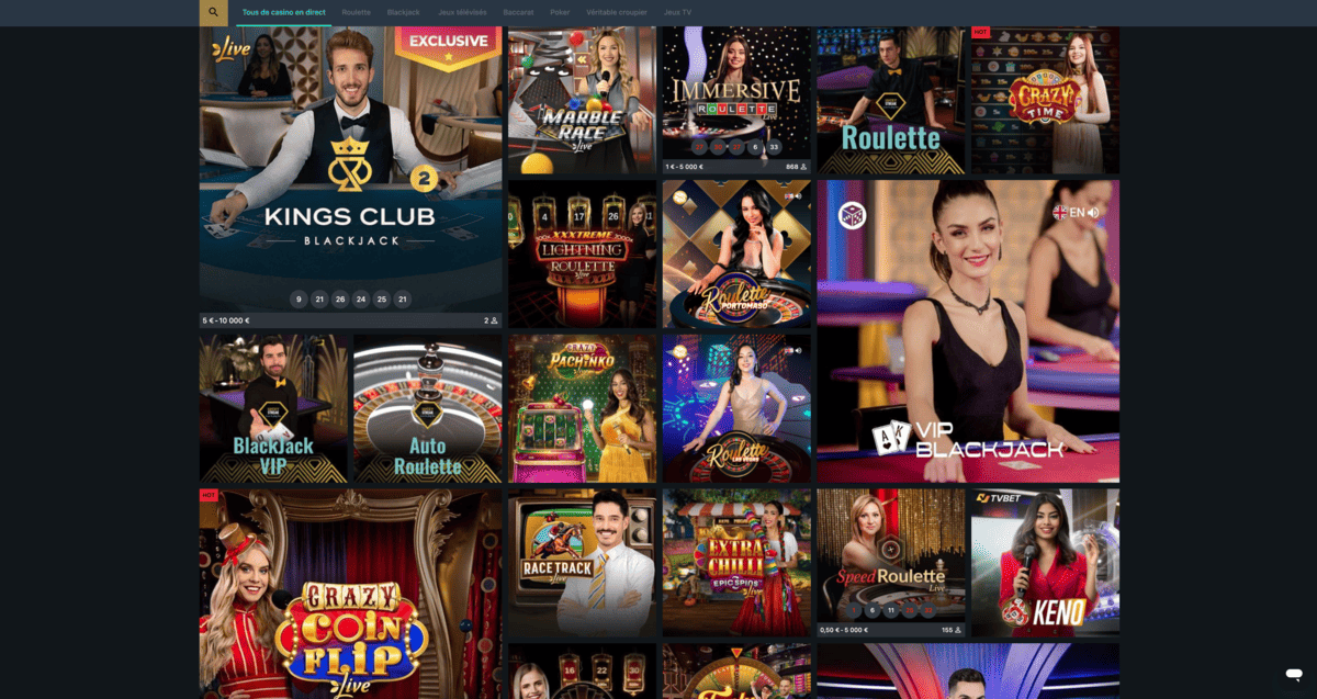 Casino en live RoyalistPlay Casino en live RoyalistPlay